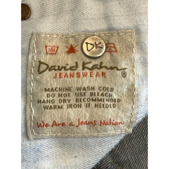 David Kahn Jeans Womens Lauren Boot Cut Blue Size 8 Made in USA - Picture 8 of 11